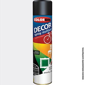 TINTA SPRAY DECOR BRANCO FOSCO 360ML     -COLORGIN
