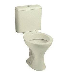 VASO SANITÁRIO COM CAIXA ACOPLADA 6L BEGE LINHA SAVEIRO - CELITE