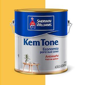 TINTA KEMTONE AMARELO SOL 3,600L - SHERWIN-WILLIAMS