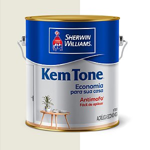 TINTA KEMTONE BRANCO GELO 3,600L - SHERWIN-WILLIAMS