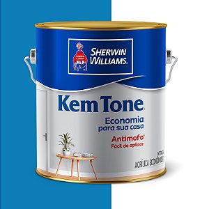 TINTA KEMTONE AZUL OCEANO 3,600L - SHERWIN-WILLIAMS