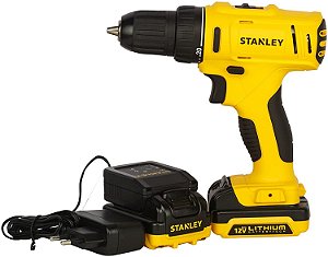 Parafusadeira Stanley 3/8 12V BIVOLT DE IMPACTO SCH121S2K-BR