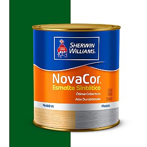 TINTA ESMALTE VERDE FOLHA 900ml NOVACOR ALTO BRILHO  - SHERWIN WILLIAMS