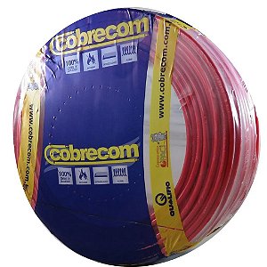 CABO FLEXÍVEL 1,5mm² 750V VERMELHO 100M - Cobrecom