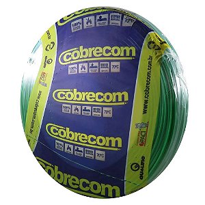 CABO FLEXÍVEL 4mm² 750V VERDE 100M - Cobrecom