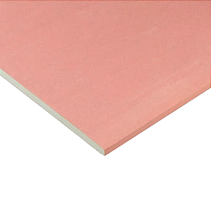 Chapa de Drywall Resistente ao Fogo 1,80x1,20m Rosa