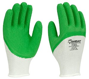 LUVA SEGURANÇA TRICOTADA LATEX VERDE  Nº09 - IMBAT