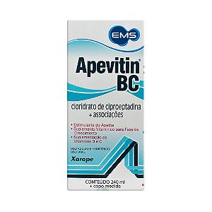 Suplemento Vitamínico Apevitin BC 240ml Com Copo Dosador