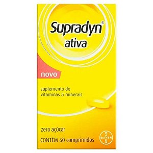 Suplemento De Vitaminas Supradyn Ativa 60 Comprimidos