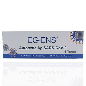 Autoteste Ag SARS-Cov-2 Egens para Detecção de Antígeno 1 Teste