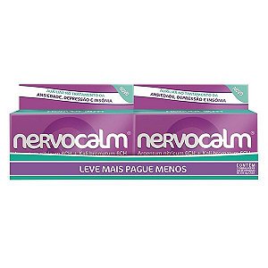 kit Nervocalm 250mg com 2 Caixas com 60 Comprimidos Cada