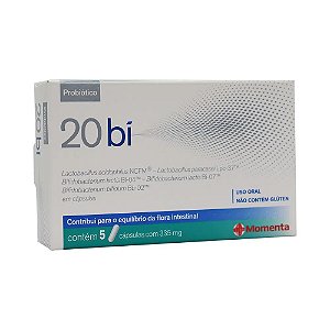 Probiótico 20 Bi 5 Cápsulas 335g
