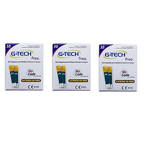 Pack Promocional G-Tech Free1 3 Caixas Com 50 Unidades Cada