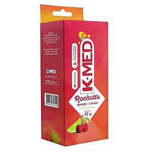Gel Lubrificante Íntimo K-Med Rocketts Cereja Com Limão 50g