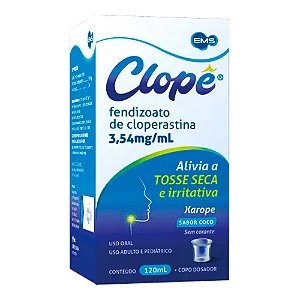 Clope Xarope Sabor Coco 120ml