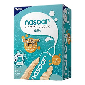 Nasoar 0,9% 240mL Solução  + 30 Envelopes 2,160g Granulado
