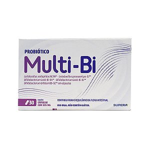 Suplemento Probiótico Multi-Bi Com 30 Cápsulas De 335mg