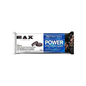 Barra Proteica Power Protein Bar Max Titanium Cookies 90g