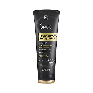 Shampoo Eudora Siàge Regeneração Pós Química 250ml