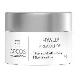 Creme Hidratante Anti-Idade Adcos Hyalu 6 Área Dos Olhos 15g