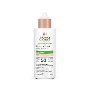 Protetor Solar Facial Adcos Aqua Fluid FPS50 Cor Beige 50ml