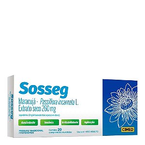 Sosseg 260mg 20 Comprimidos Revestidos