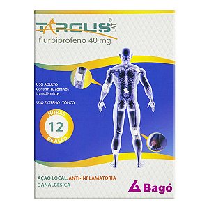 Targus Lat 40mg Com 10 Adesivos Transdérmicos + 1 Bandagem Elástica De Contenção
