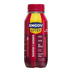 Suplemento Alimentar Líquido Engov After Sabor Red Hits 250ml