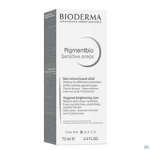 Creme Clareador Bioderma Pigmentbio Sensitive Areas 75ml