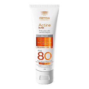 Protetor Solar Facial Darrow Actine Ultra FPS80 Sem Cor 40g
