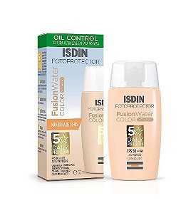 Protetor Solar Facial ISDIN Fusion Water Color 5 Stars FPS50 Cor Clara 50ml