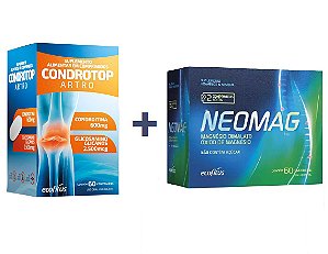 Kit Promocional Ecofitus Condrotop Artro + Neomag Com 120 Comprimidos