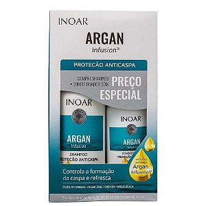 Kit Inoar Argan Infusion Proteção Anticaspa