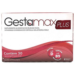 Suplemento Alimentar Gestamax Plus 30 Cápsulas Gelatinosas Moles