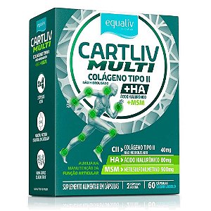 Suplemento Alimentar Equaliv Cartliv Multi 60 Cápsulas