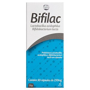 Suplemento Probiótico Bifilac 30 Cápsulas De 250mg