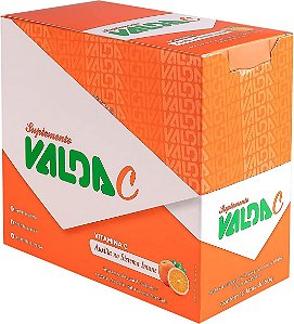 Valda C Sabor Laranja Mentolada Com 10 Latas De 50g Cada
