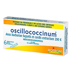 Oscillococcinum 200k 6 Tubos Com 1g De Glóbulos Cada