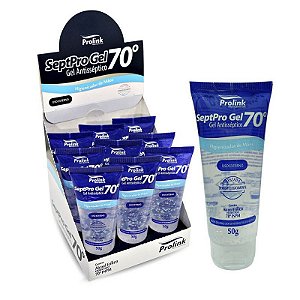 SeptPro Gel 70% Gel Antisséptico Caixa Com 9 Unidades De 50g Cada