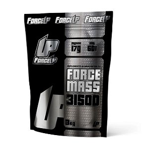 Suplemento Em Pó ForceUp Force Mass 31500 Baunilha Refil 3kg