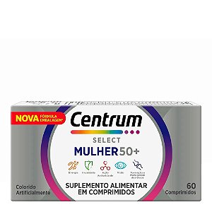 Suplemento Alimentar Centrum Select Mulher 50+ 60 Comprimidos