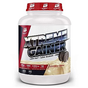 Suplemento Alimentar Hipercalórico Em Pó Bio Sport Xtreme Gainer Sabor Cookies & Cream Pote 3kg