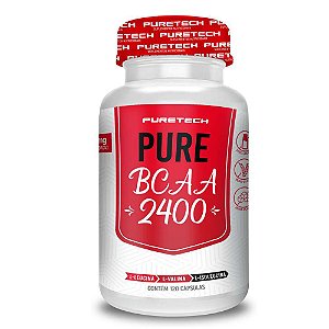 Suplemento Alimentar Puretech Pure BCAA 2400 120 Cápsulas