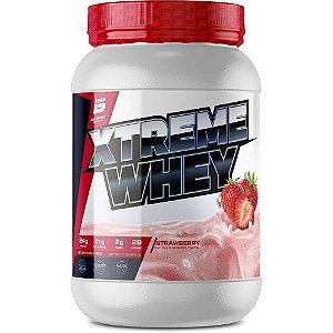 Suplemento Alimentar Em Pó Bio Sport Xtreme Whey Sabor Morango Pote 908g