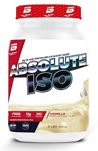 Suplemento Alimentar Em Pó Bio Sports Absolute Iso Sabor Baunilha Pote 907g