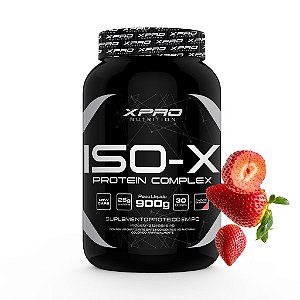 Suplemento Alimentar Iso-X Protein Complex XPro Nutrition Sabor Morango 900g