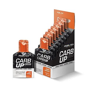 Carb Up Gel Black Probiótica Laranja Com 10 Sachês De 30g