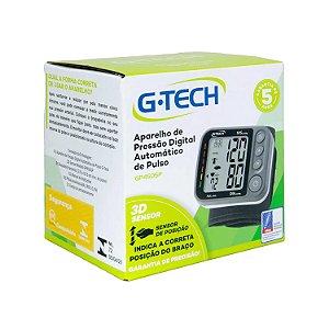 Aparelho De Pressão Digital De Pulso G-Tech Sensor 3D GP450SP