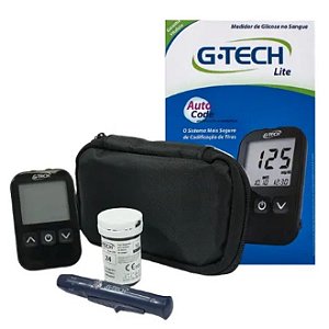 Kit Medidor De Glicose G-Tech Lite Auto Code
