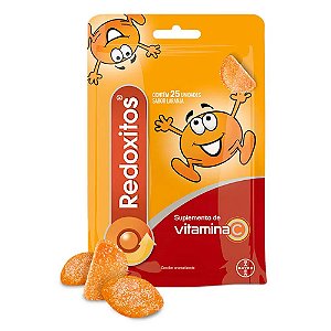 Suplemento Vitamínico Redoxitos Sabor Laranja 25 Unidades